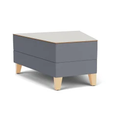 Social 30 Degree Wedge Table in Standard Upholstery