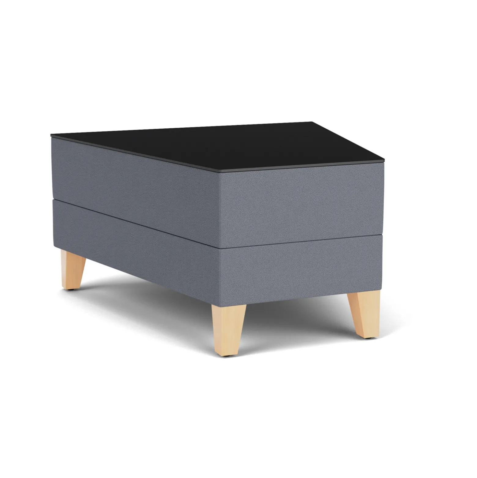 Social 30 Degree Wedge Table in Standard Upholstery