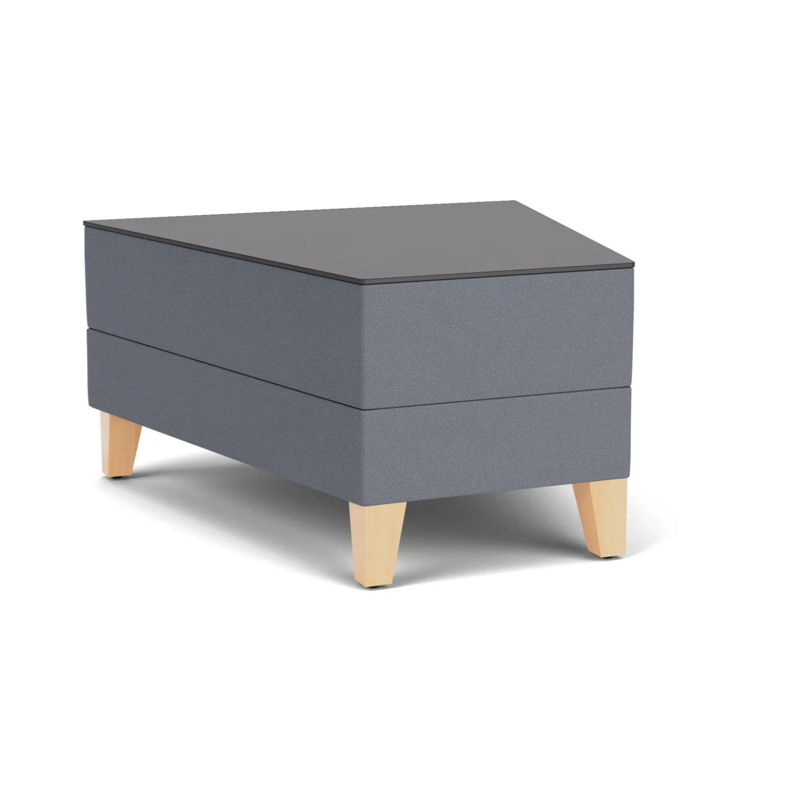Social 30 Degree Wedge Table in Standard Upholstery