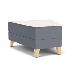 Social 30 Degree Wedge Table in Standard Upholstery