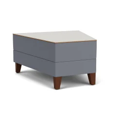 Social 30 Degree Wedge Table in Standard Upholstery
