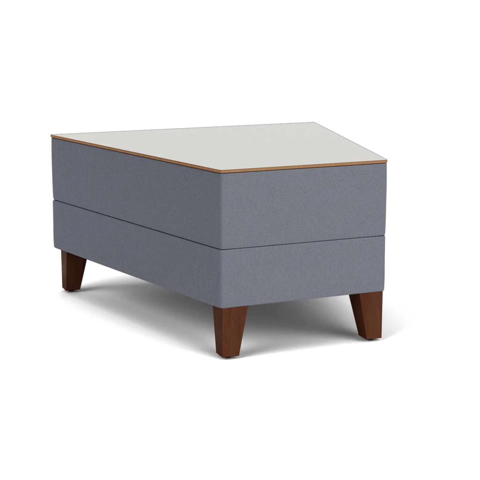 Social 30 Degree Wedge Table in Standard Upholstery