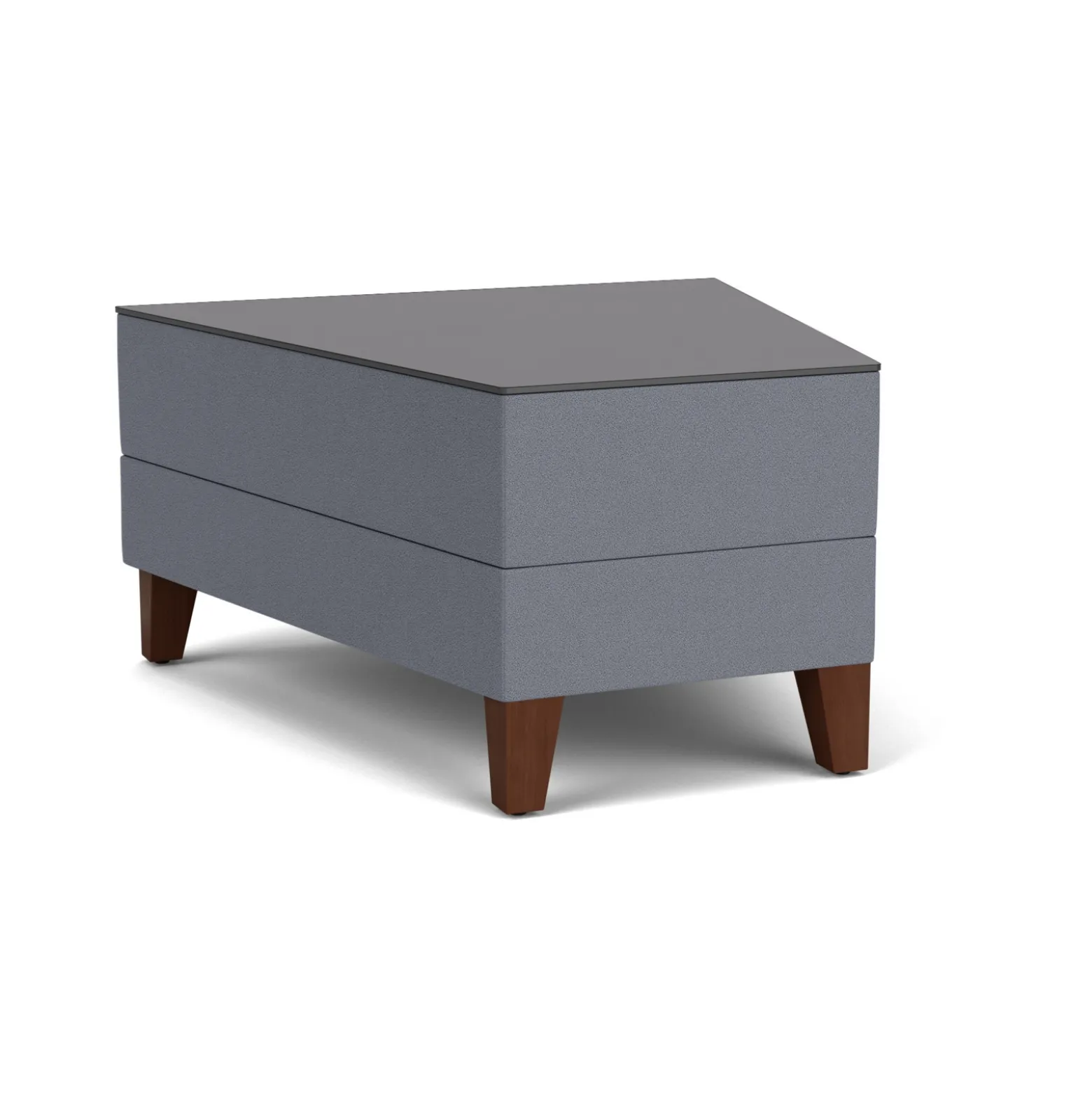 Social 30 Degree Wedge Table in Standard Upholstery