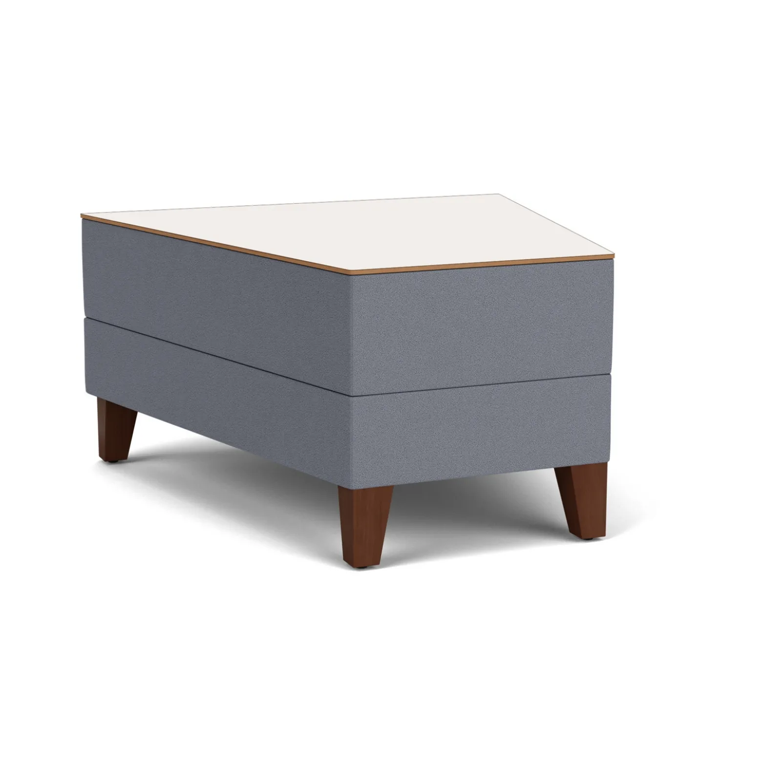 Social 30 Degree Wedge Table in Standard Upholstery