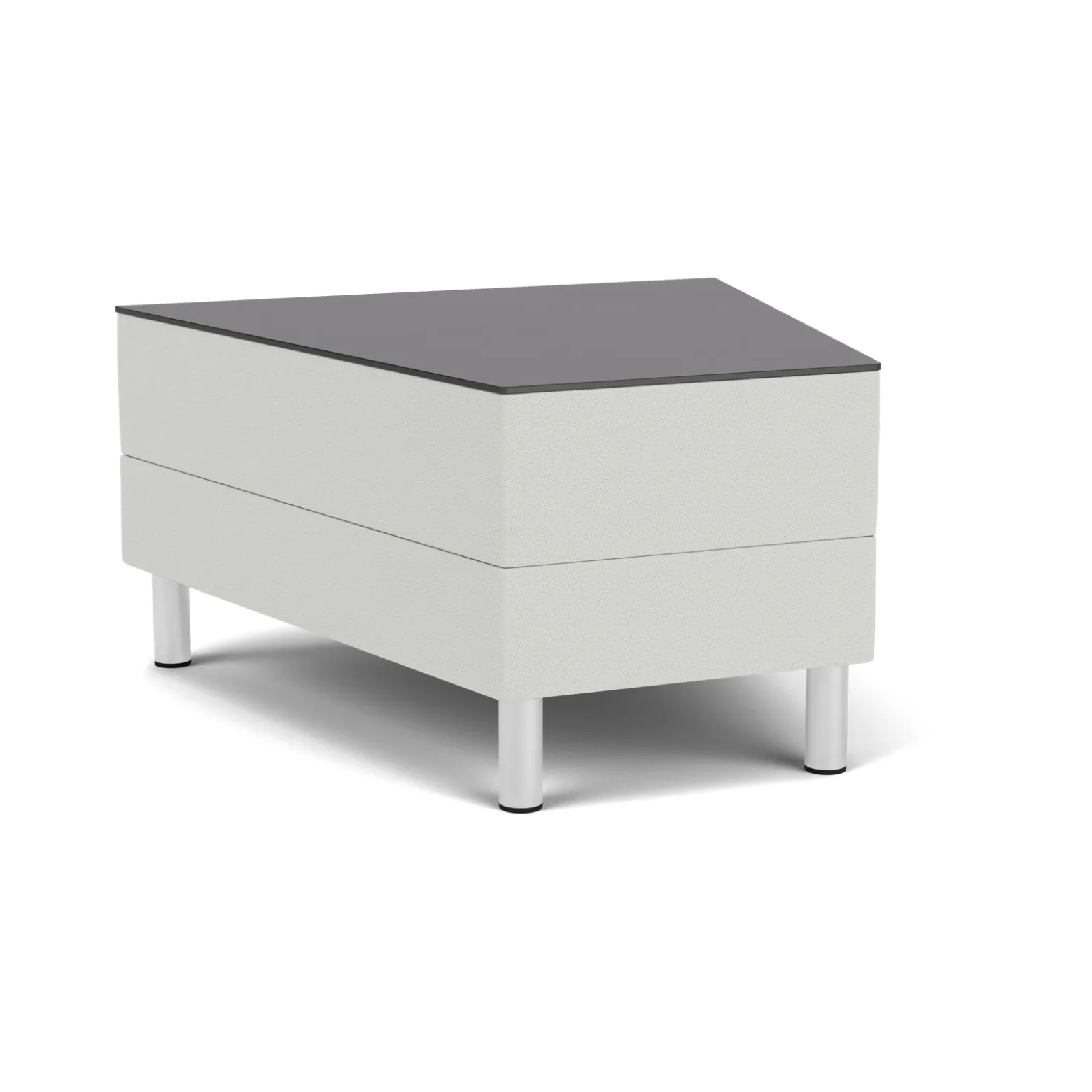 Social 30 Degree Wedge Table in Standard Upholstery