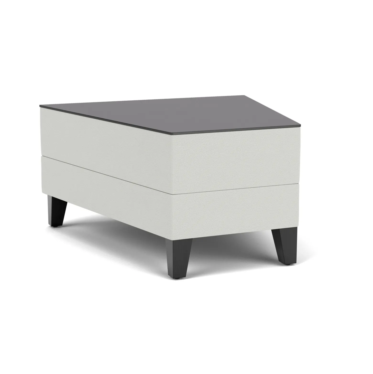 Social 30 Degree Wedge Table in Standard Upholstery