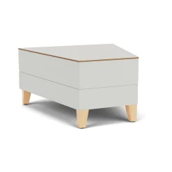 Social 30 Degree Wedge Table in Standard Upholstery