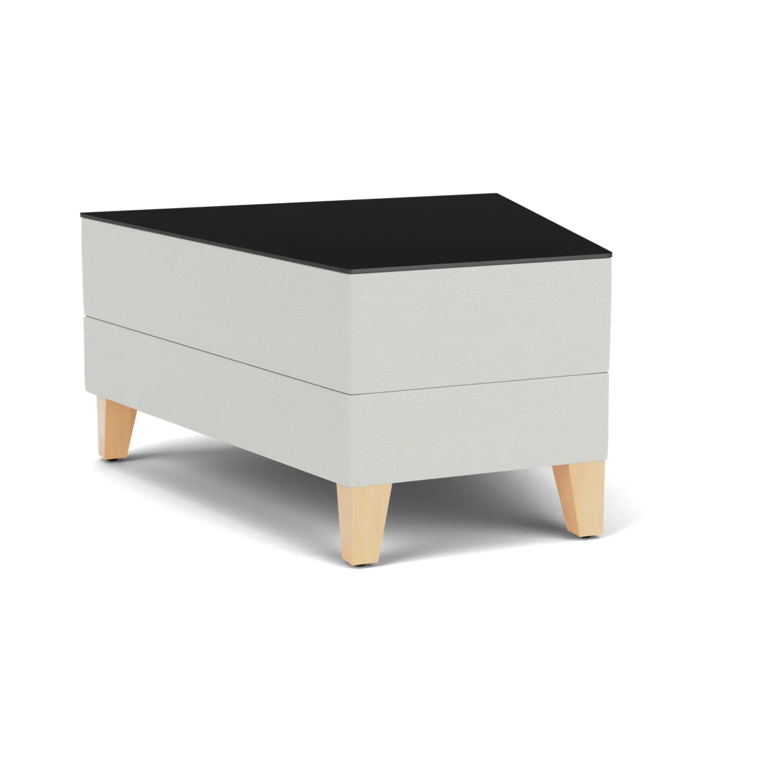 Social 30 Degree Wedge Table in Standard Upholstery
