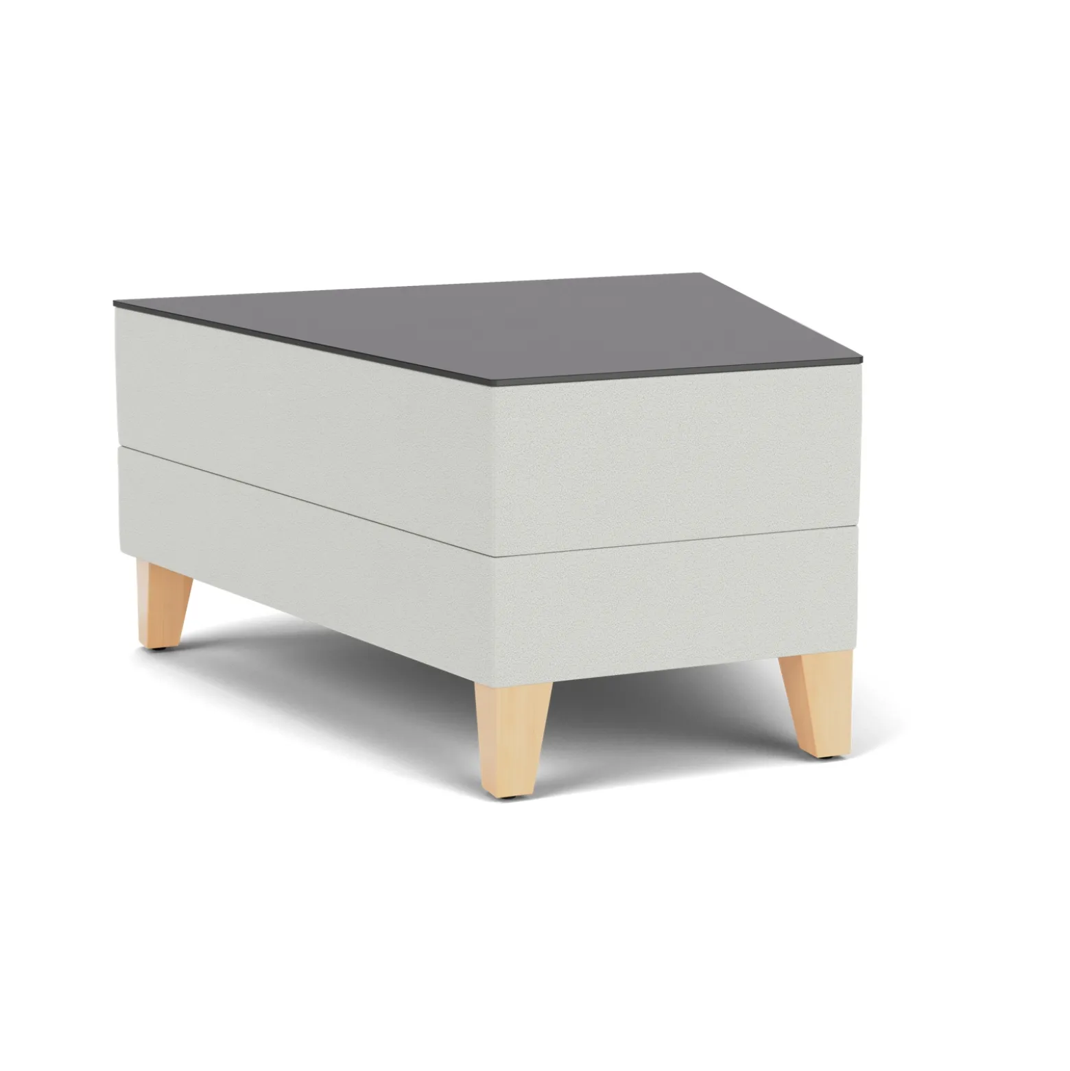 Social 30 Degree Wedge Table in Standard Upholstery