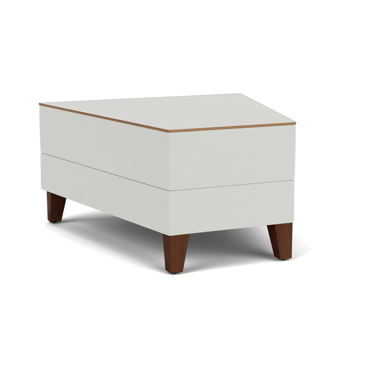 Social 30 Degree Wedge Table in Standard Upholstery