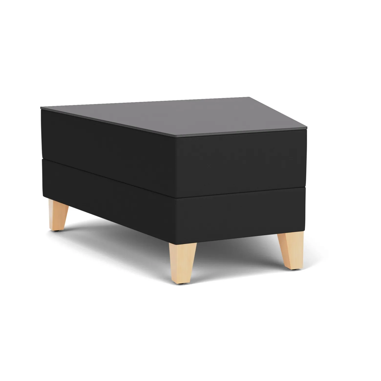 Social 30 Degree Wedge Table in Standard Upholstery