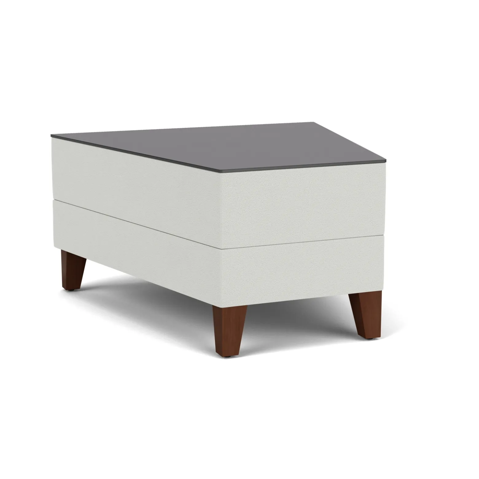 Social 30 Degree Wedge Table in Standard Upholstery