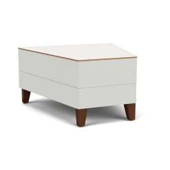 Social 30 Degree Wedge Table in Standard Upholstery