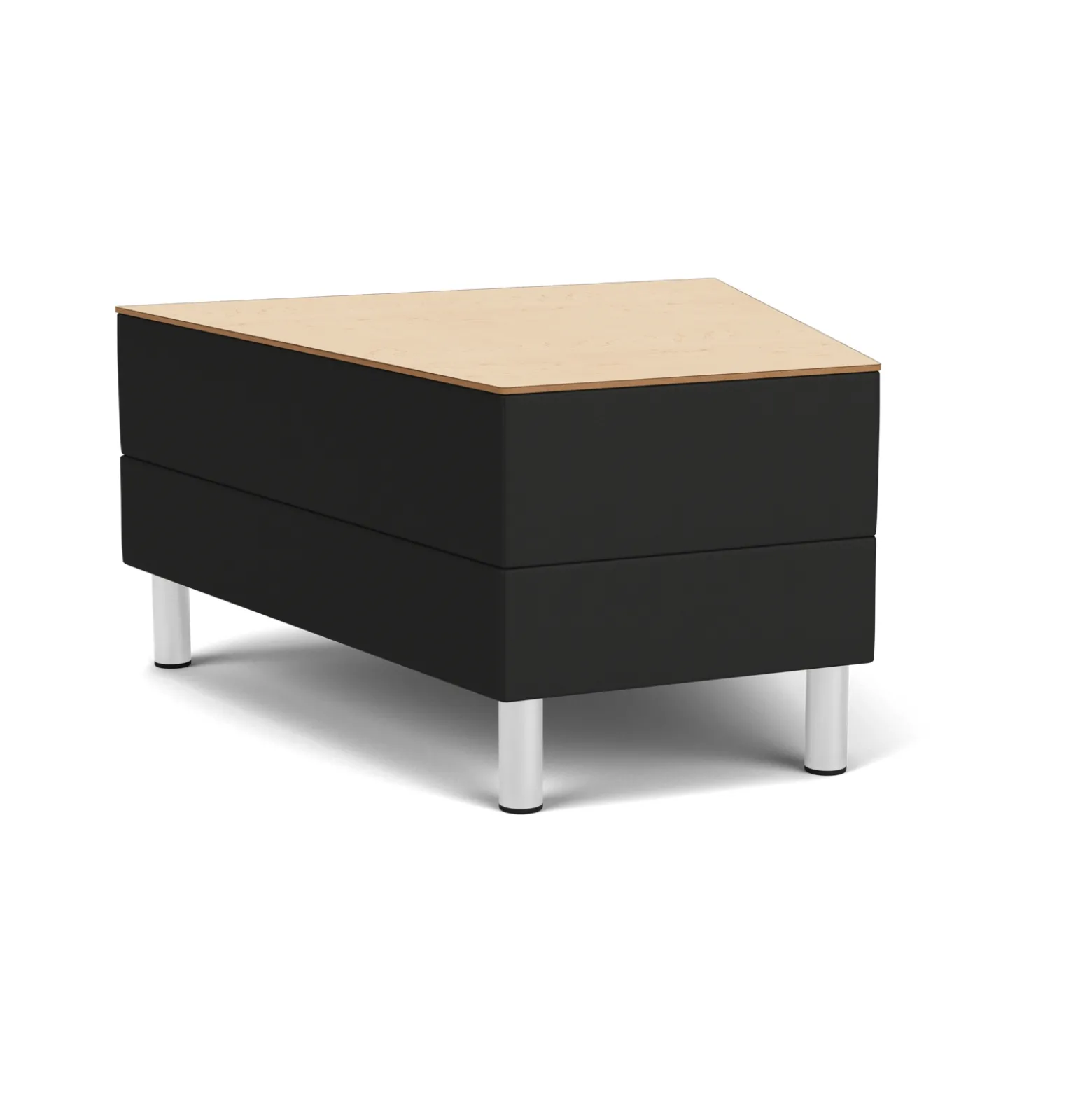 Social 30 Degree Wedge Table in Standard Upholstery