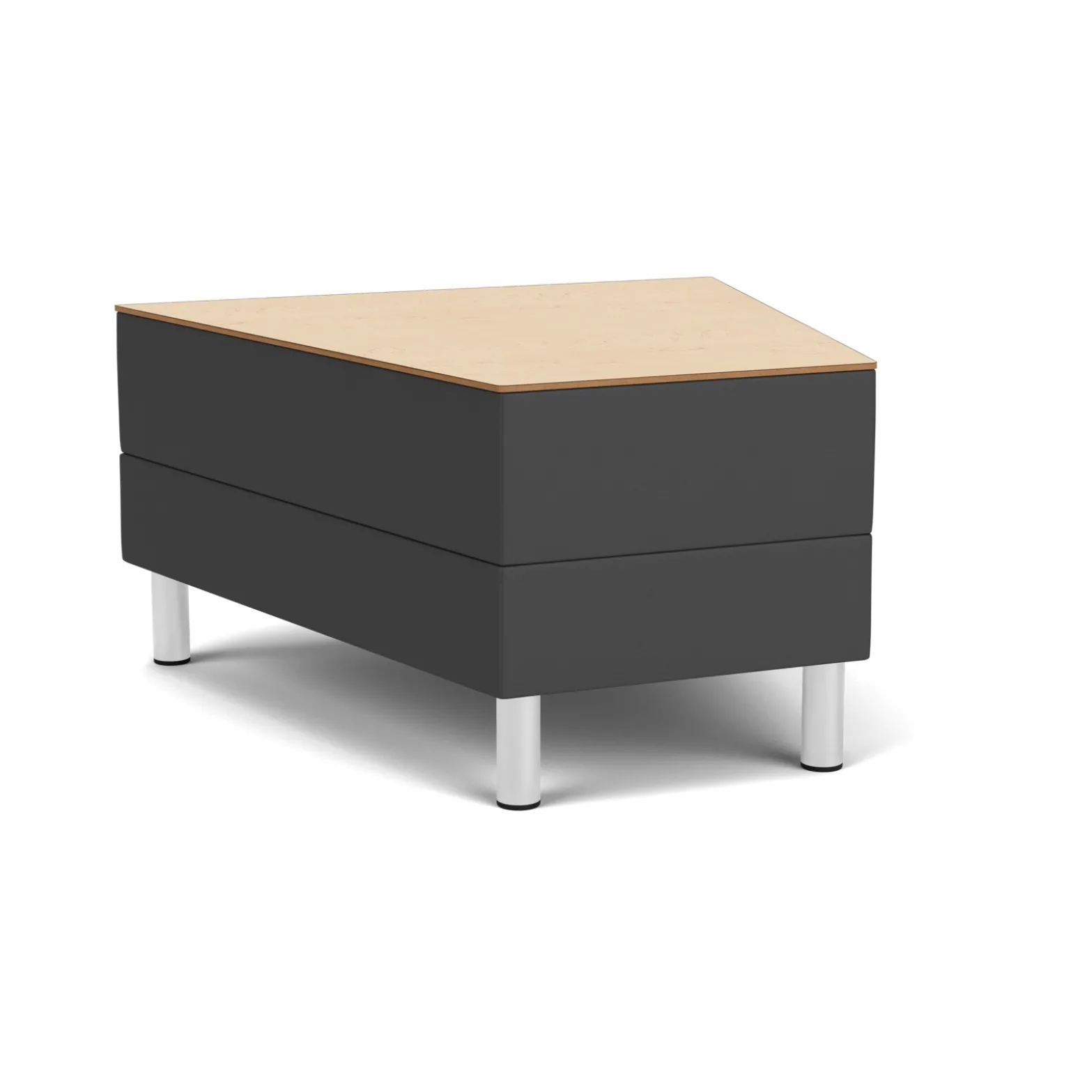 Social 30 Degree Wedge Table in Standard Upholstery