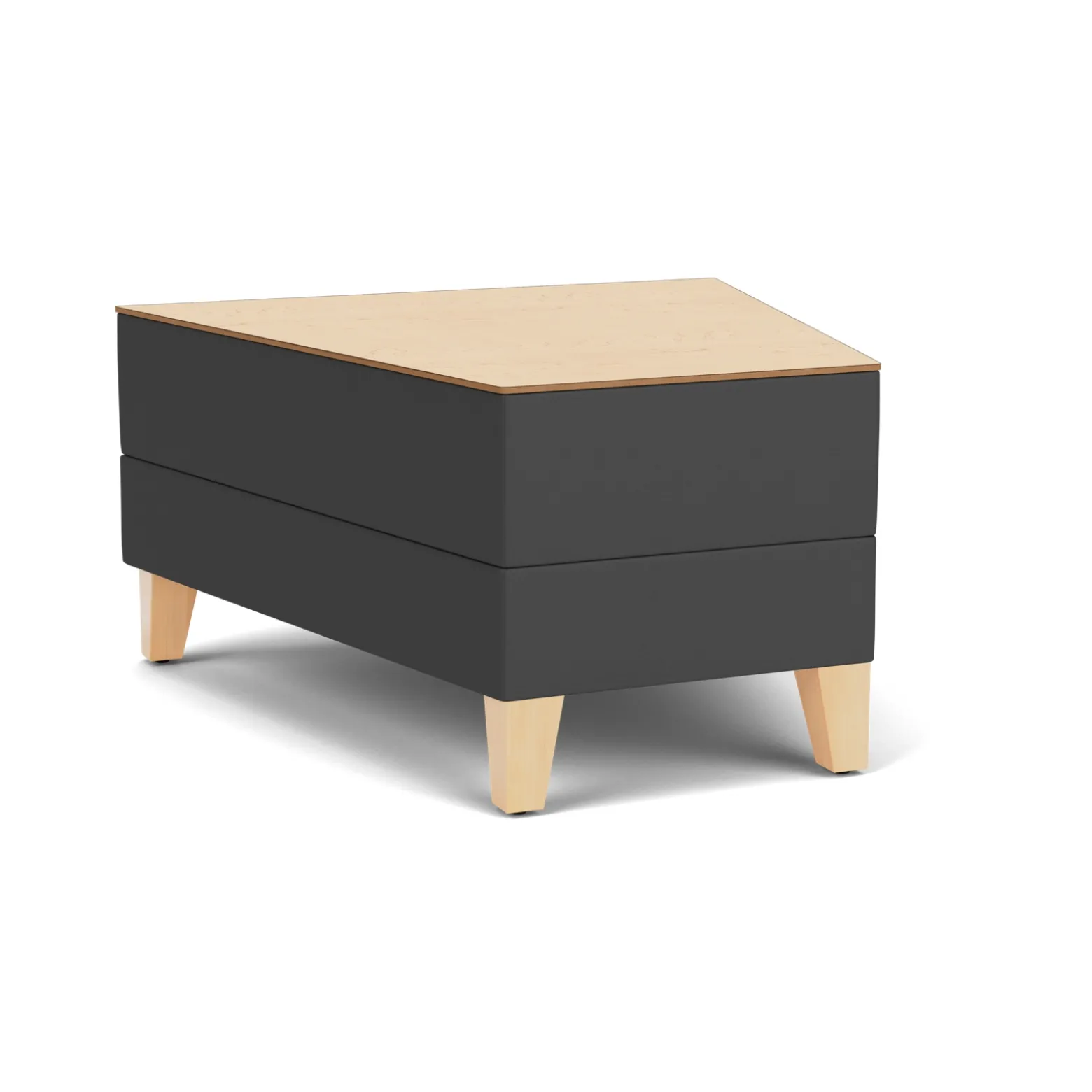 Social 30 Degree Wedge Table in Standard Upholstery