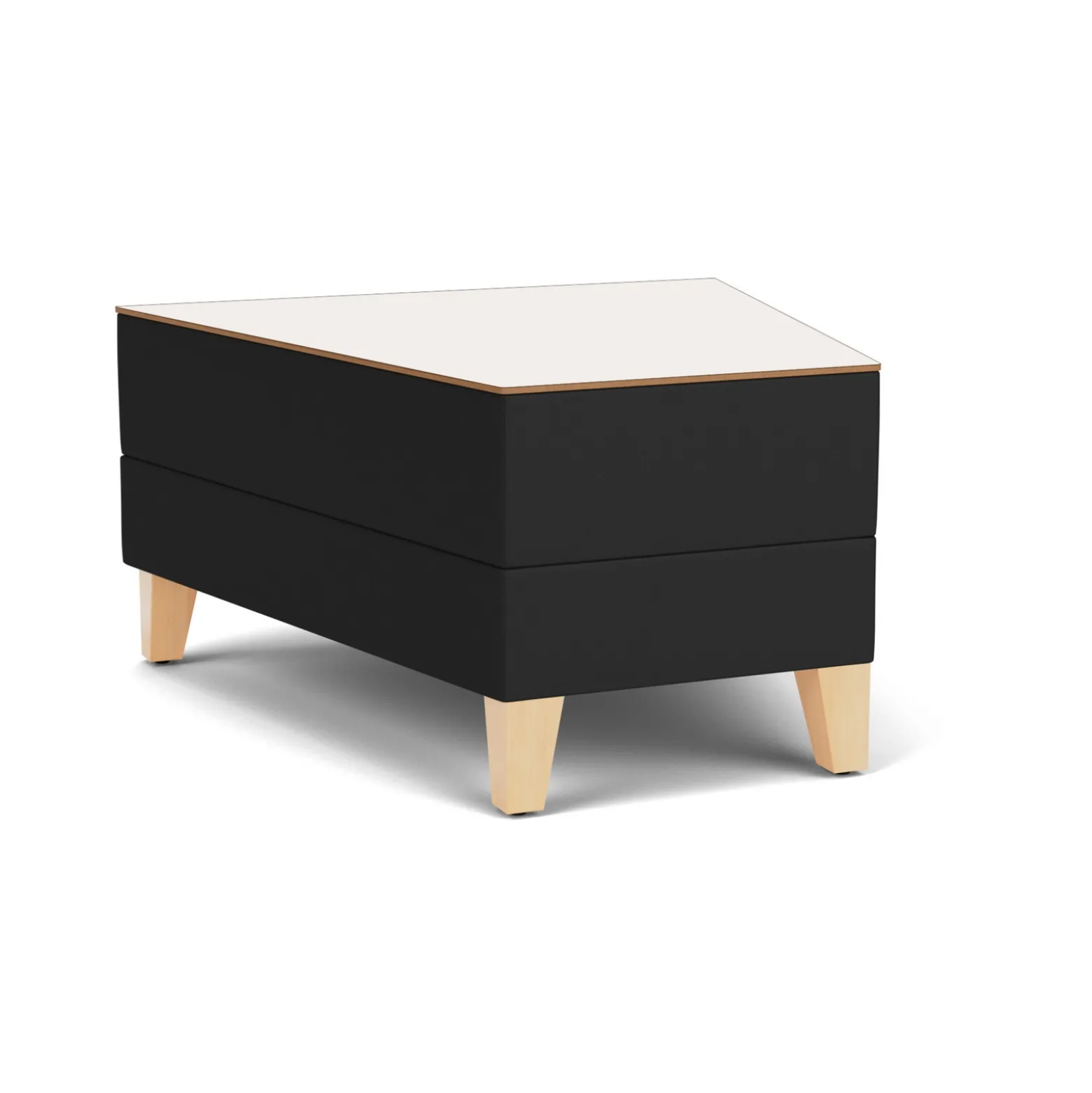 Social 30 Degree Wedge Table in Standard Upholstery