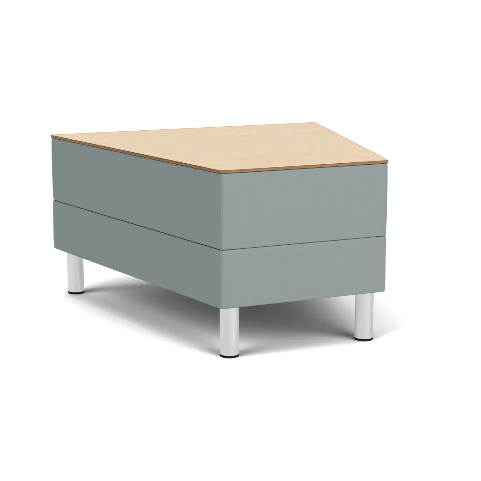 Social 30 Degree Wedge Table in Standard Upholstery