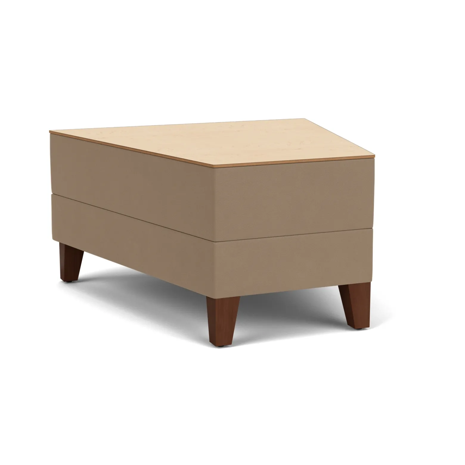 Social 30 Degree Wedge Table in Standard Upholstery