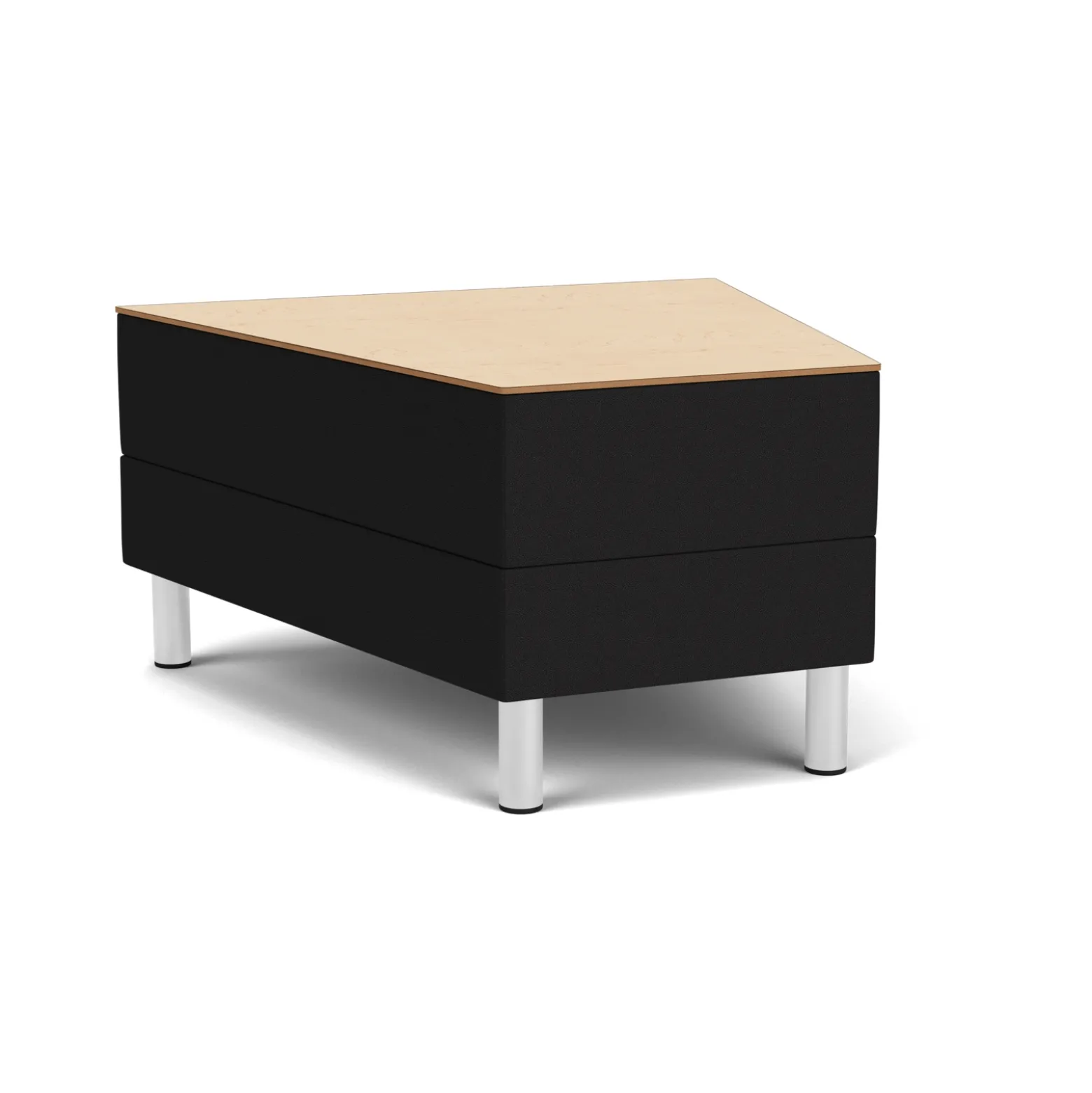 Social 30 Degree Wedge Table in Standard Upholstery