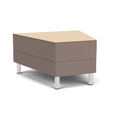 Social 30 Degree Wedge Table in Standard Upholstery