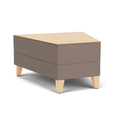 Social 30 Degree Wedge Table in Standard Upholstery