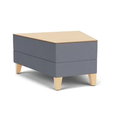Social 30 Degree Wedge Table in Standard Upholstery