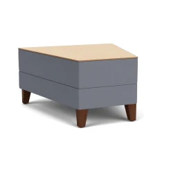 Social 30 Degree Wedge Table in Standard Upholstery