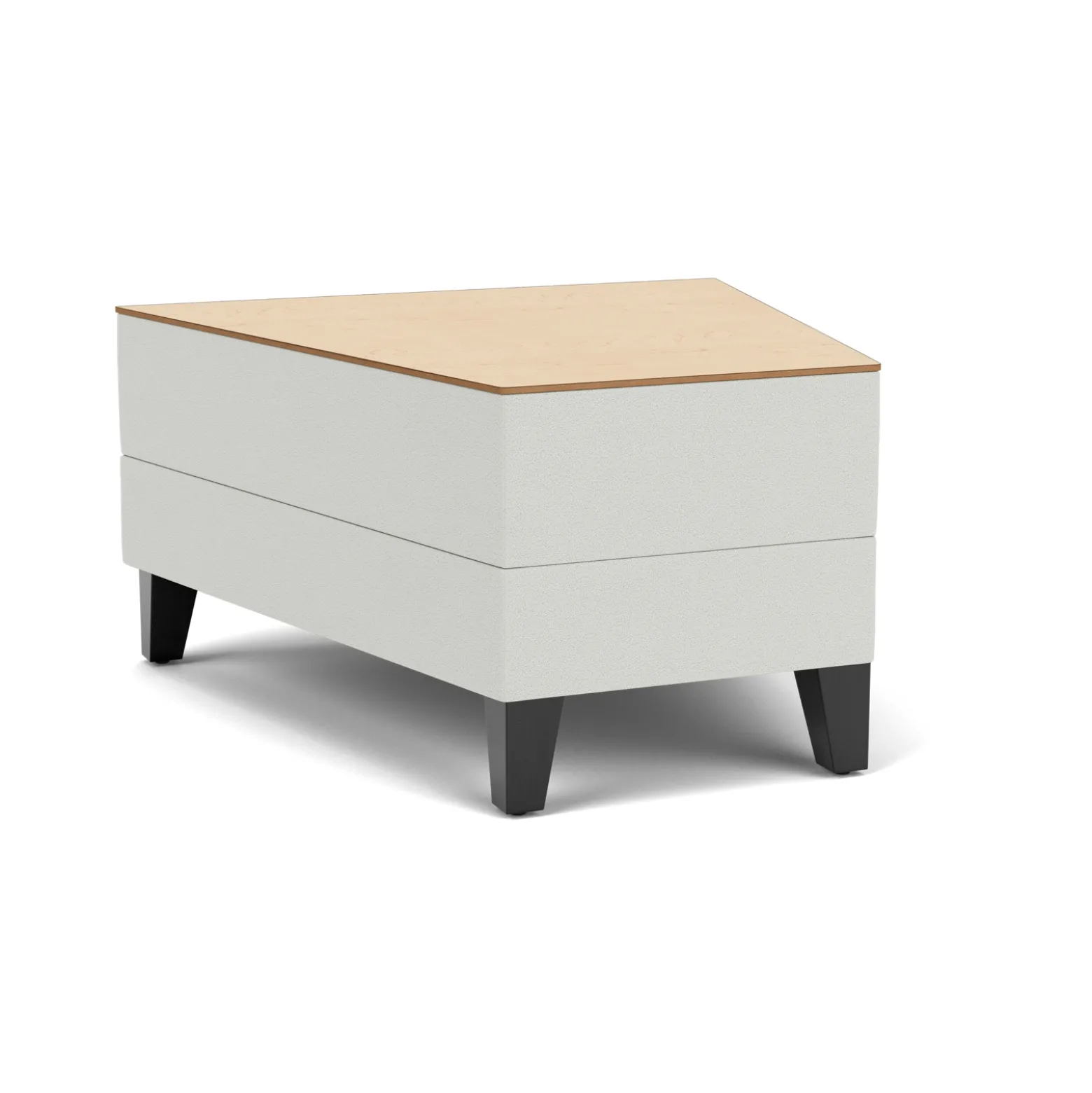 Social 30 Degree Wedge Table in Standard Upholstery