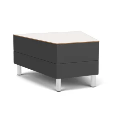 Social 30 Degree Wedge Table in Standard Upholstery
