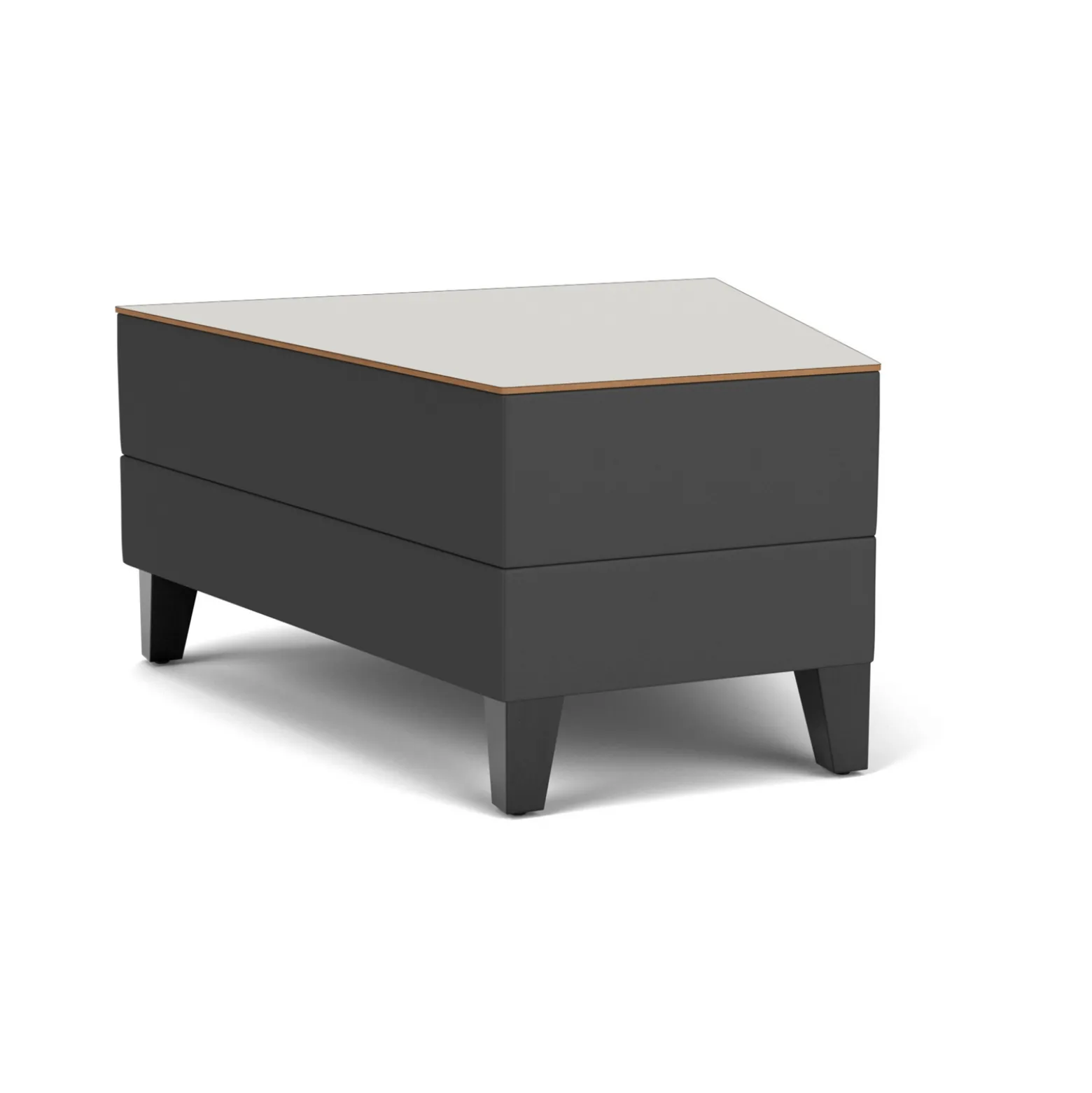 Social 30 Degree Wedge Table in Standard Upholstery
