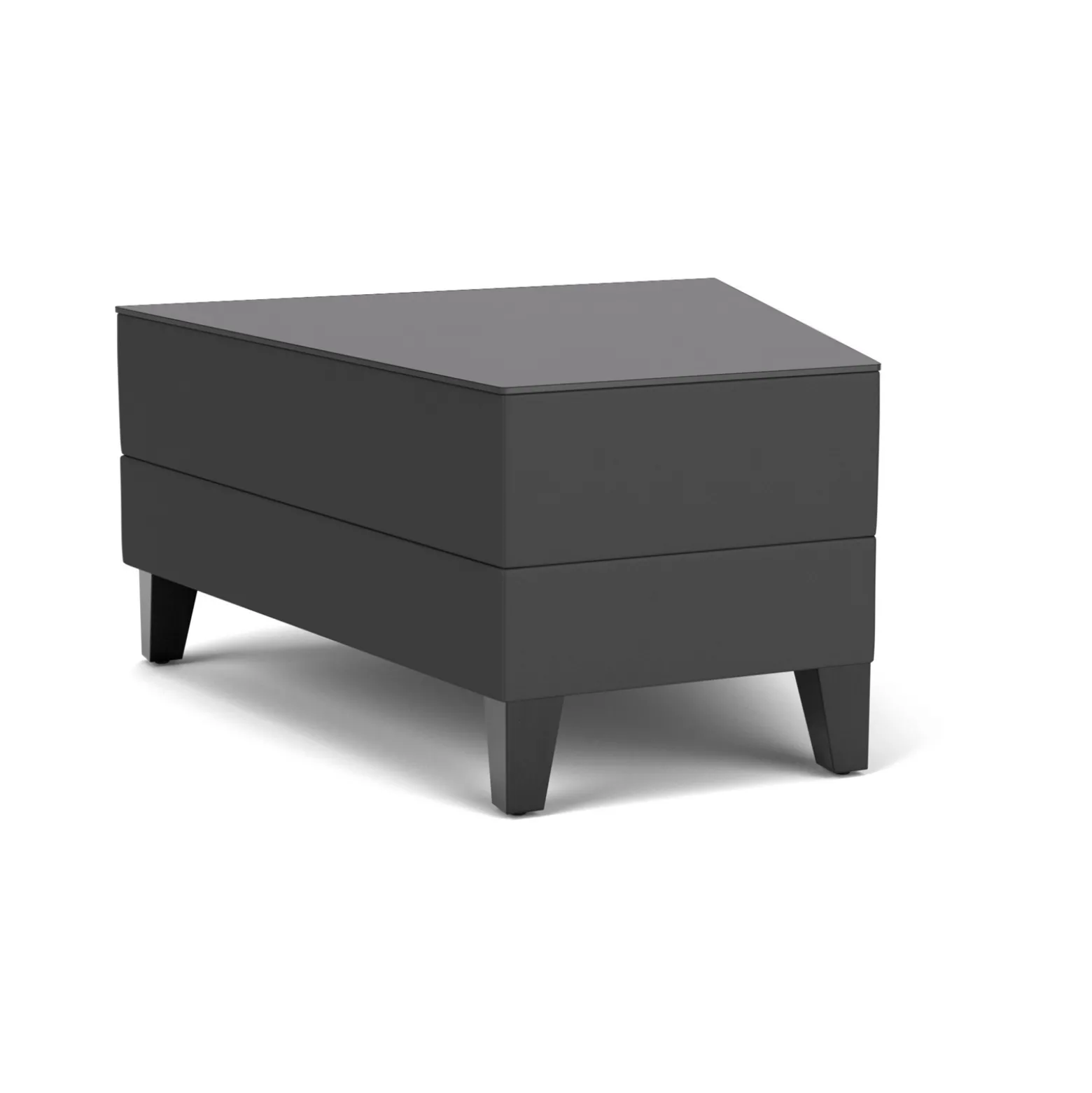 Social 30 Degree Wedge Table in Standard Upholstery