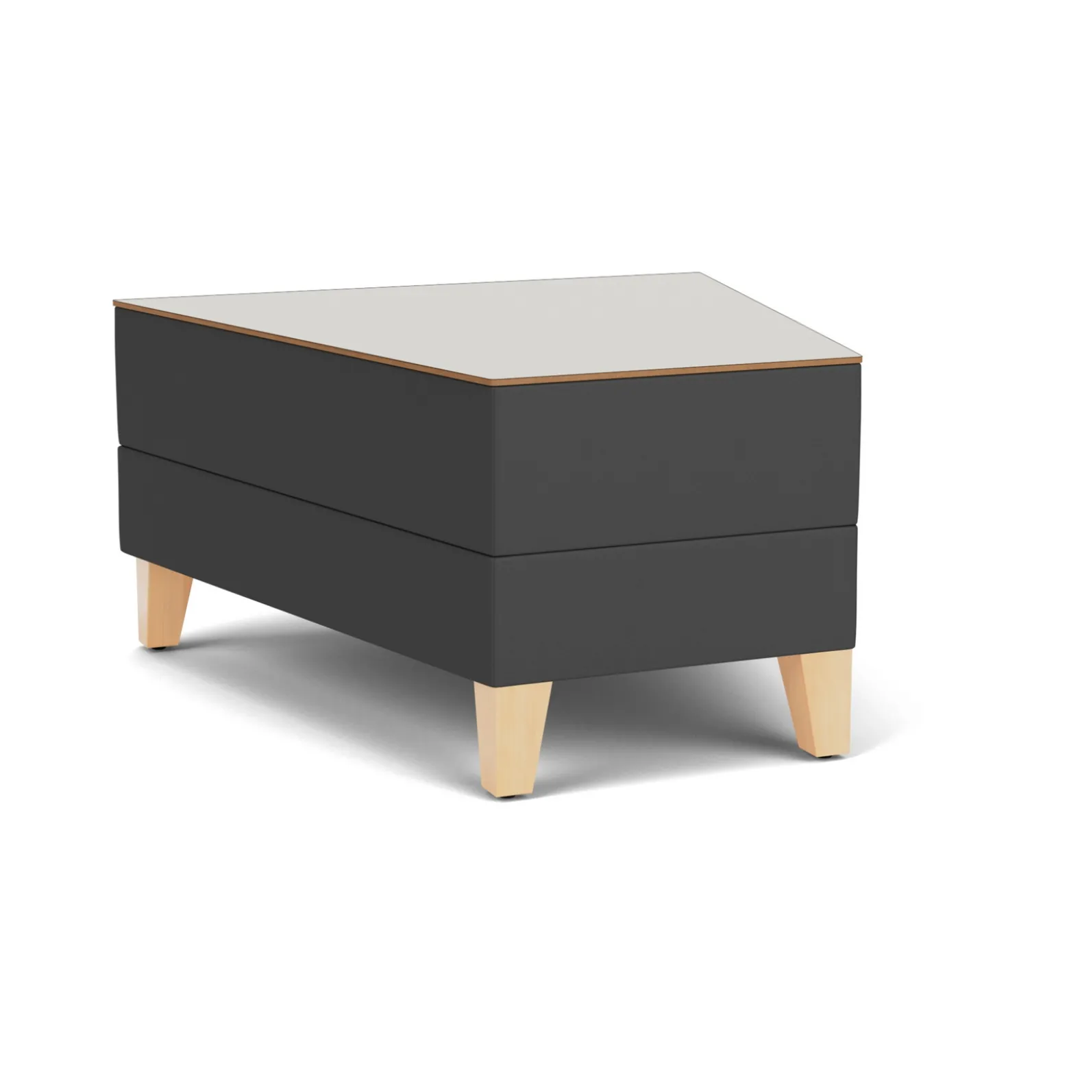 Social 30 Degree Wedge Table in Standard Upholstery
