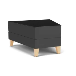 Social 30 Degree Wedge Table in Standard Upholstery