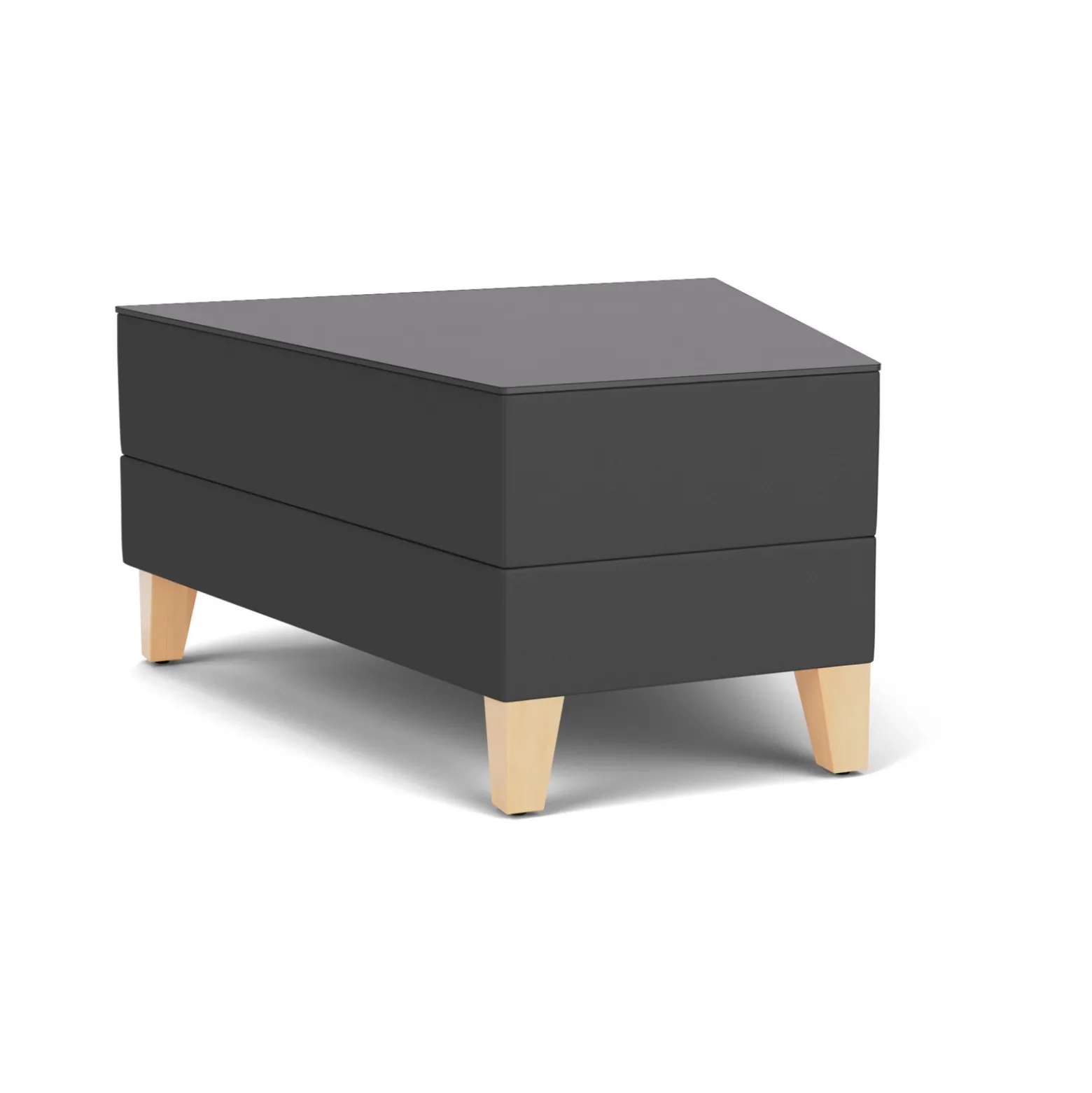 Social 30 Degree Wedge Table in Standard Upholstery