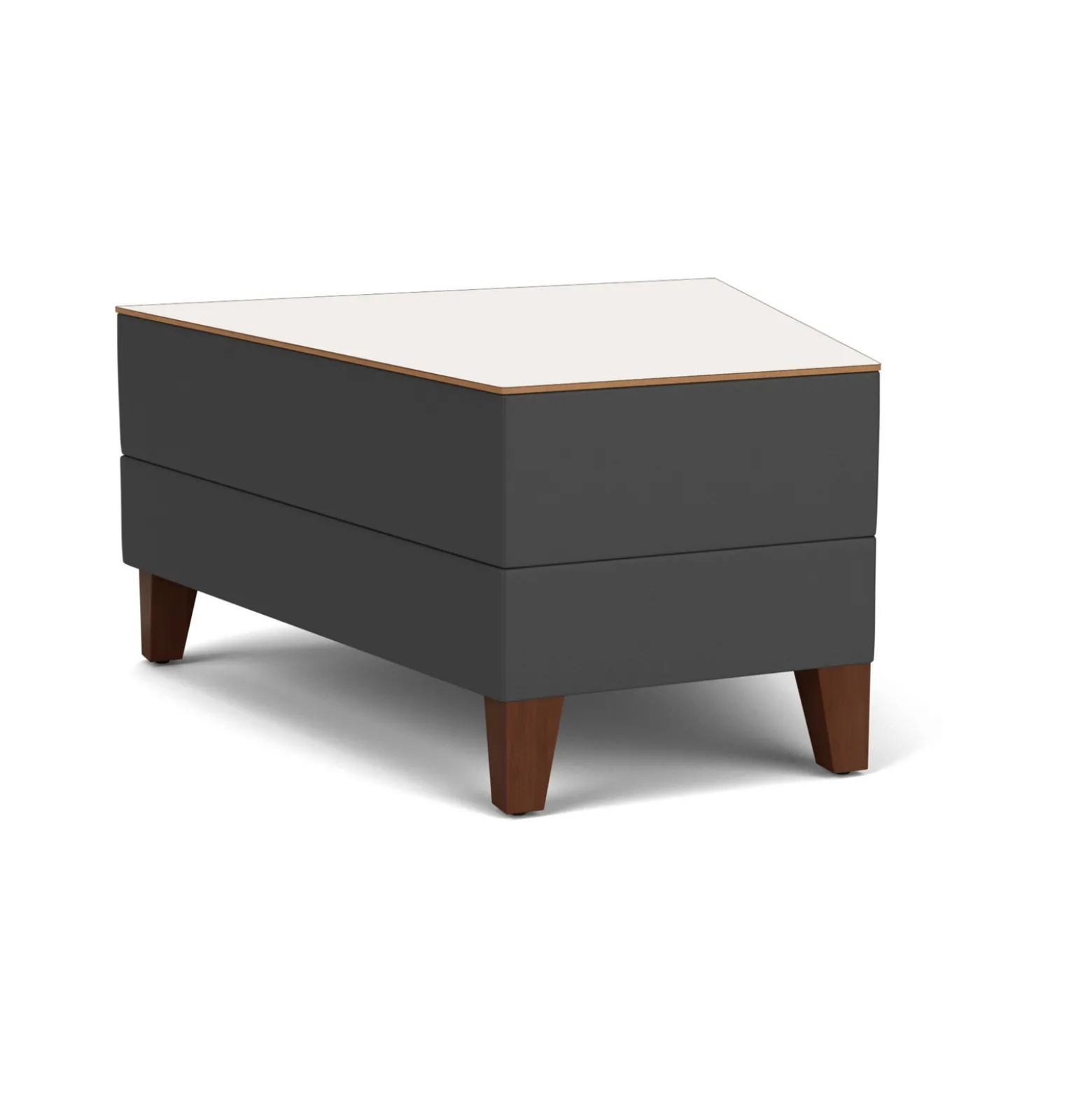 Social 30 Degree Wedge Table in Standard Upholstery