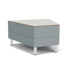 Social 30 Degree Wedge Table in Standard Upholstery