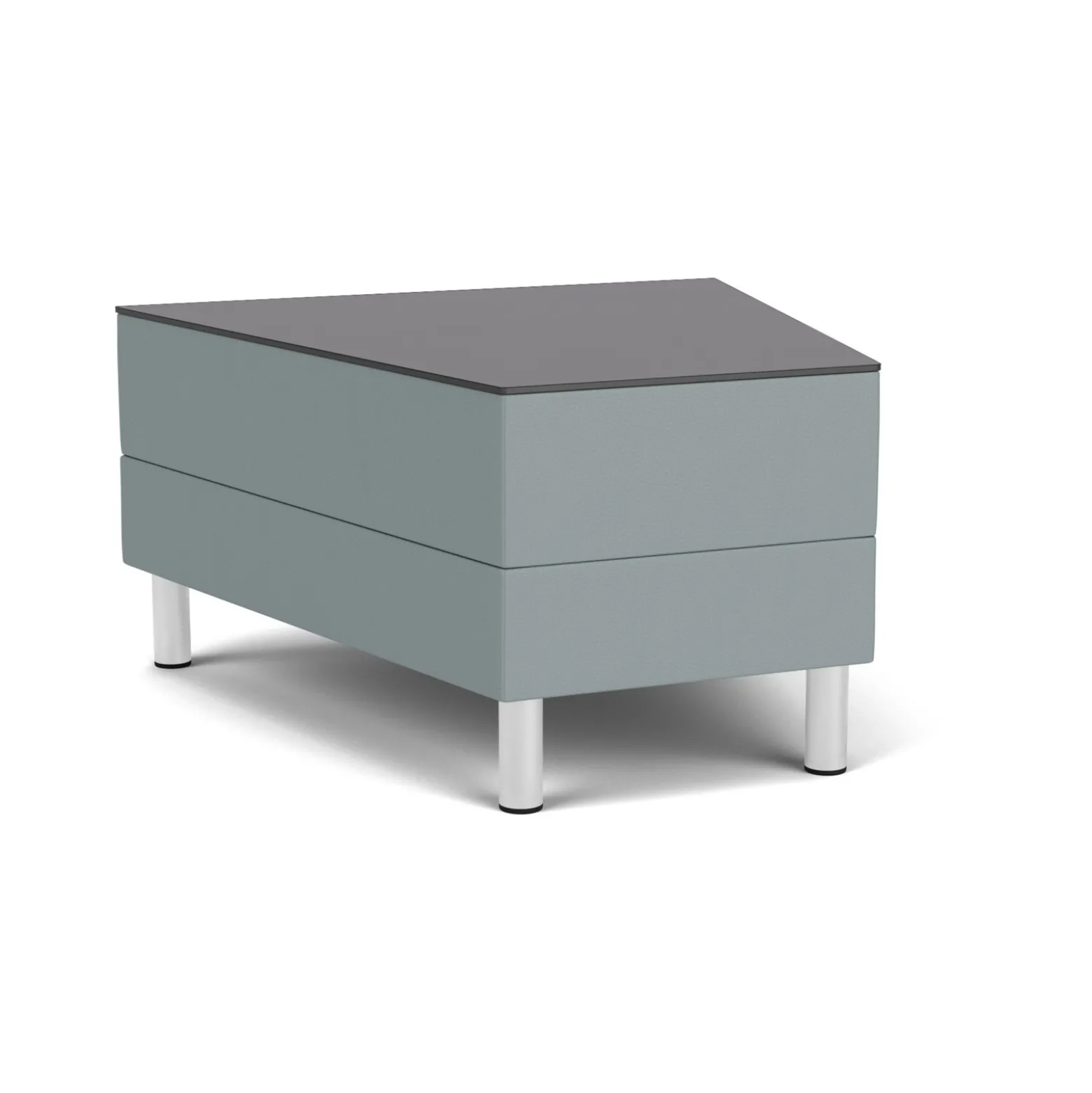 Social 30 Degree Wedge Table in Standard Upholstery