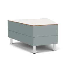 Social 30 Degree Wedge Table in Standard Upholstery