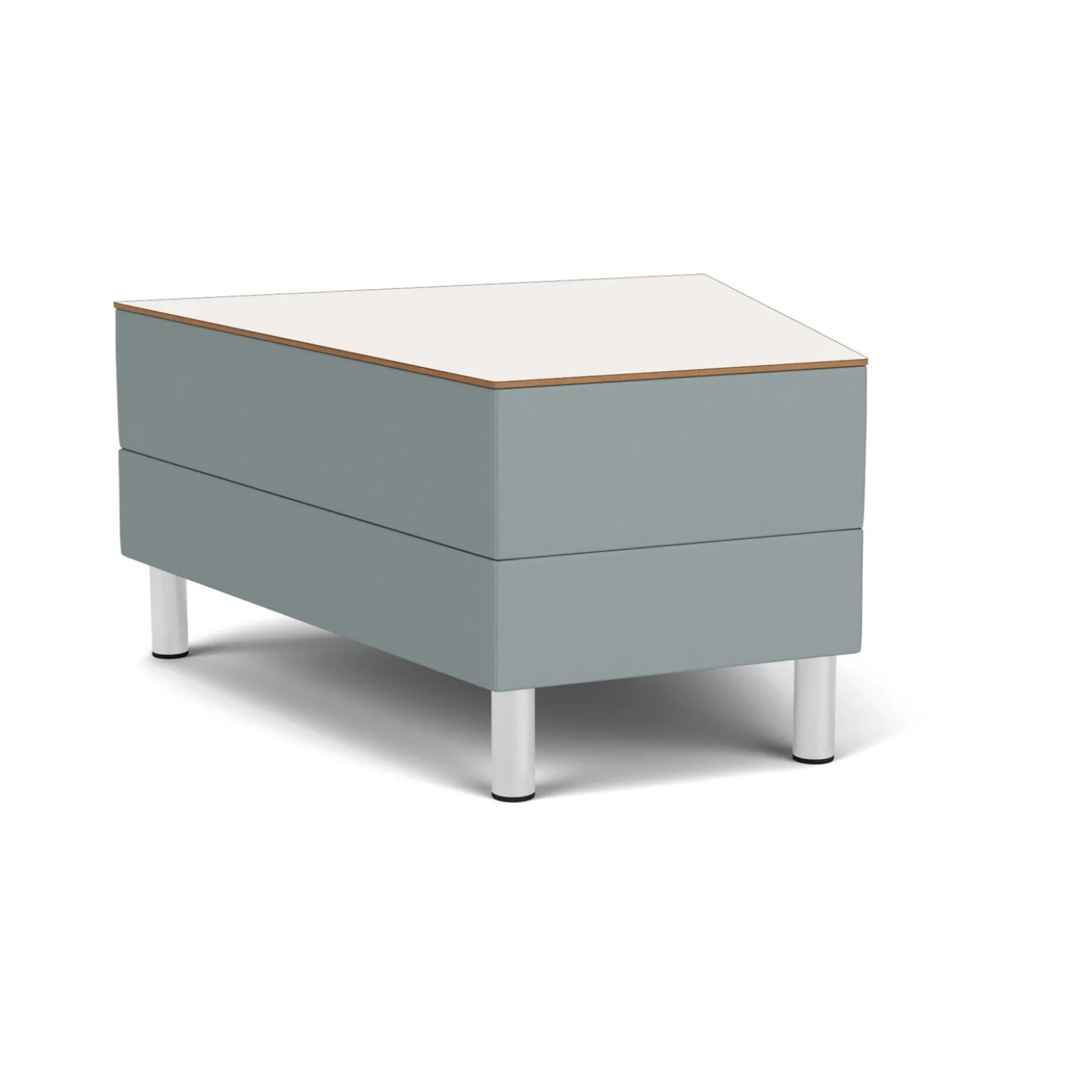 Social 30 Degree Wedge Table in Standard Upholstery