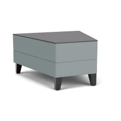 Social 30 Degree Wedge Table in Standard Upholstery