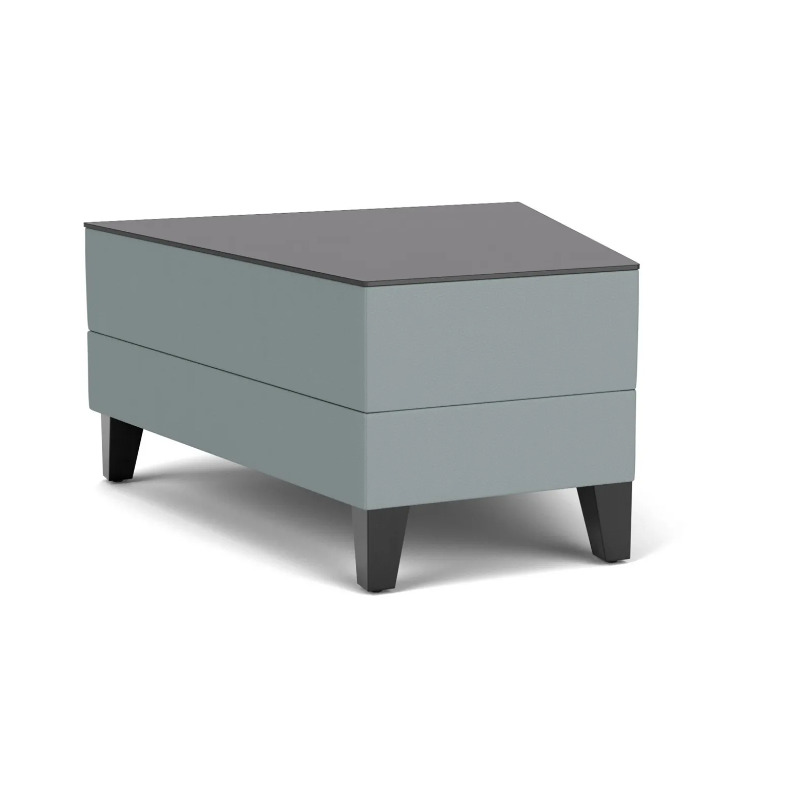 Social 30 Degree Wedge Table in Standard Upholstery