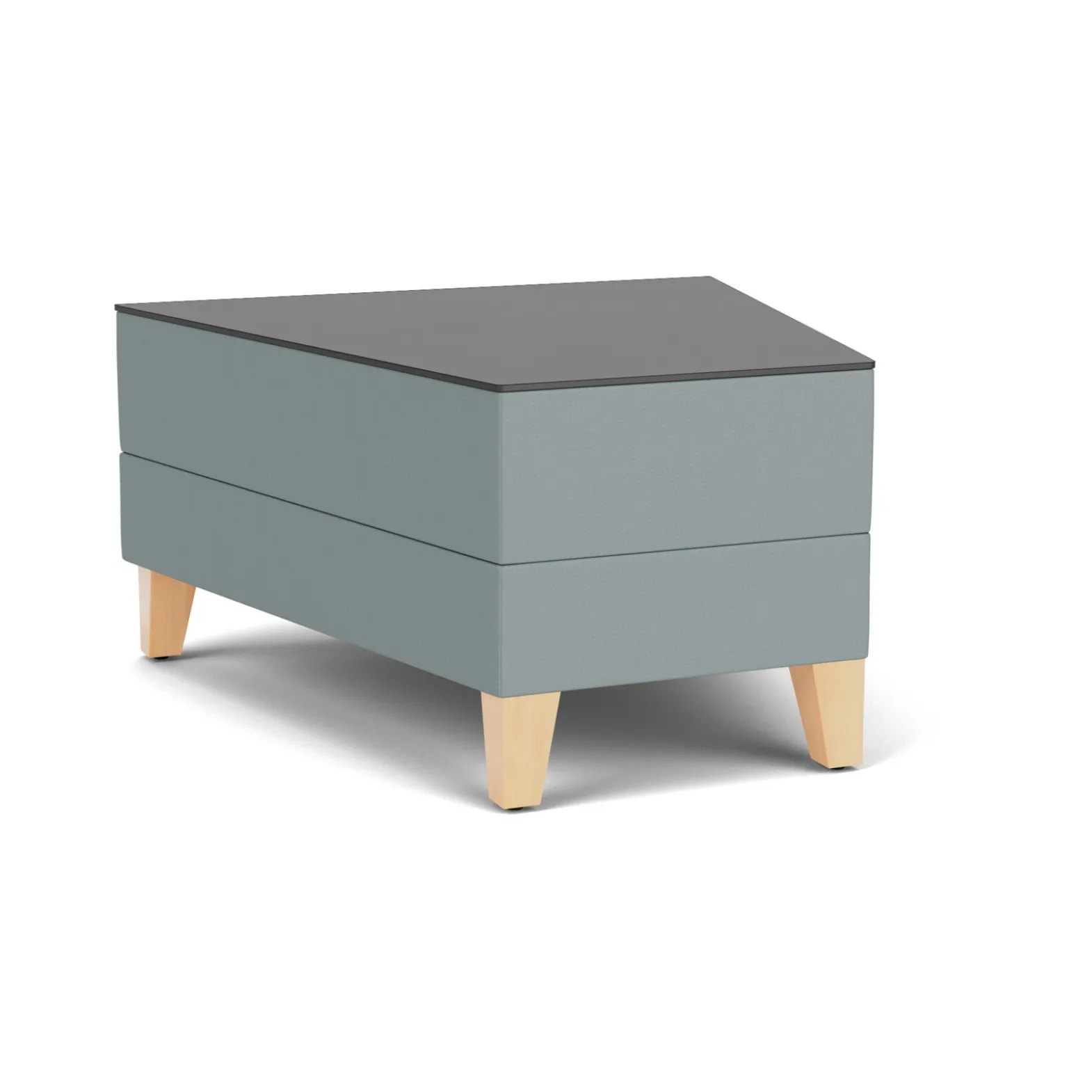 Social 30 Degree Wedge Table in Standard Upholstery