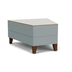 Social 30 Degree Wedge Table in Standard Upholstery