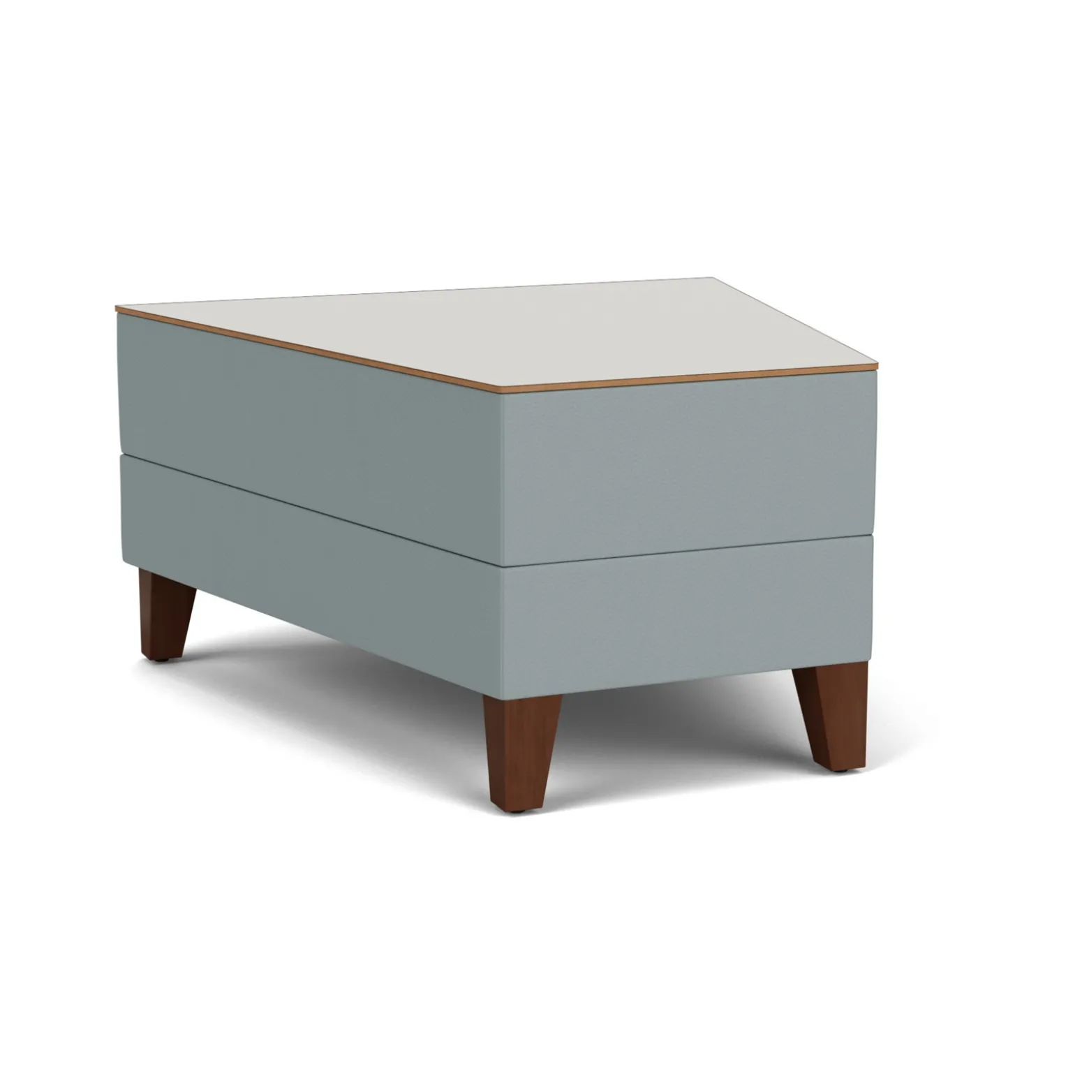 Social 30 Degree Wedge Table in Standard Upholstery