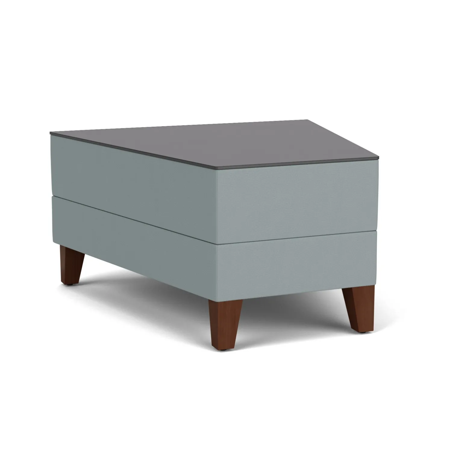Social 30 Degree Wedge Table in Standard Upholstery