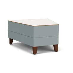 Social 30 Degree Wedge Table in Standard Upholstery
