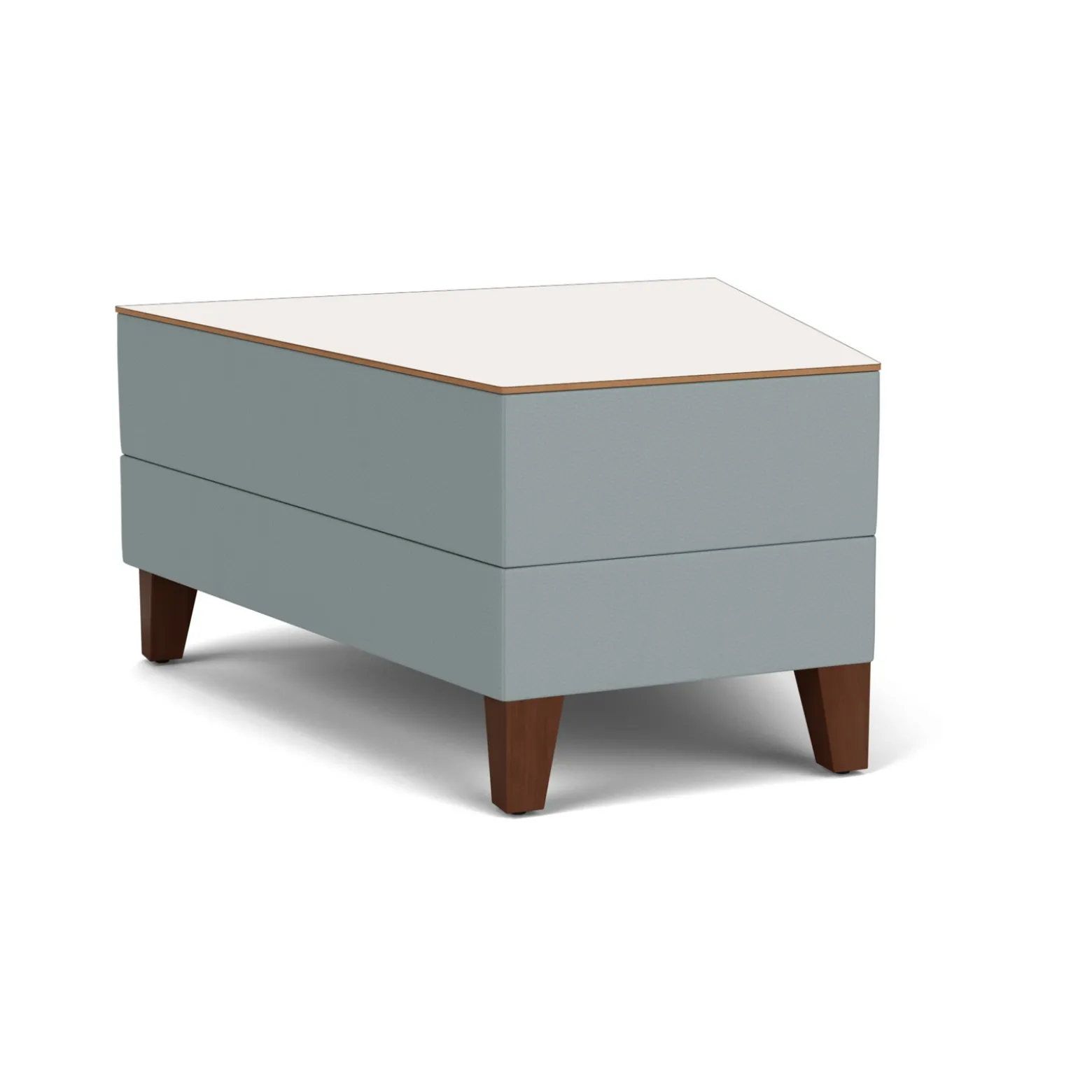 Social 30 Degree Wedge Table in Standard Upholstery
