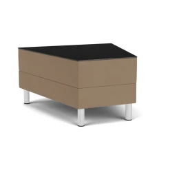 Social 30 Degree Wedge Table in Standard Upholstery