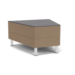 Social 30 Degree Wedge Table in Standard Upholstery